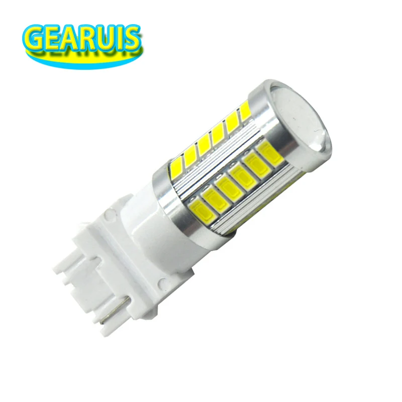 

High Power strobe flash 33 SMD 5730 5630 LED Yellow Turn Signal White 3156 3157 P27W T25 bulb Red P27/7W Car Light Source lamp