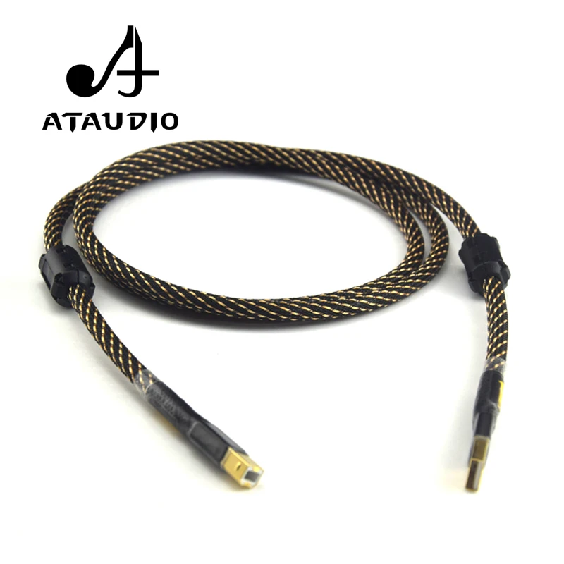 ATAUDIO Hifi USB Cable High Quality Type A to Type B Hifi Data Cable For DAC