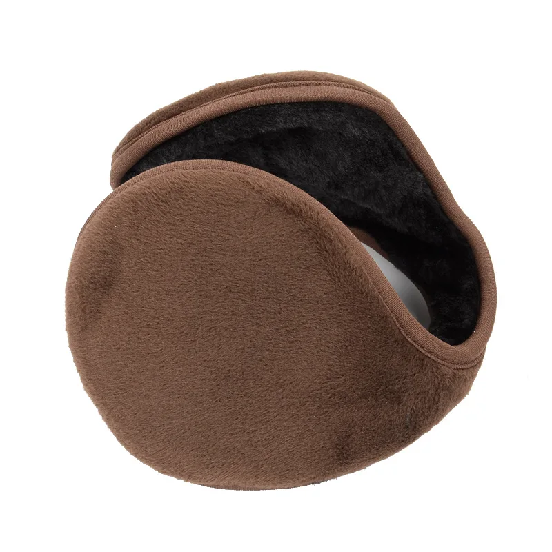 Adult Men Women Winter Outdoor Keep Warm Fleece Earmuffs Casual Comfortable Plush Cloth Thick Wrap Cover Ear Band Warmer Earflap