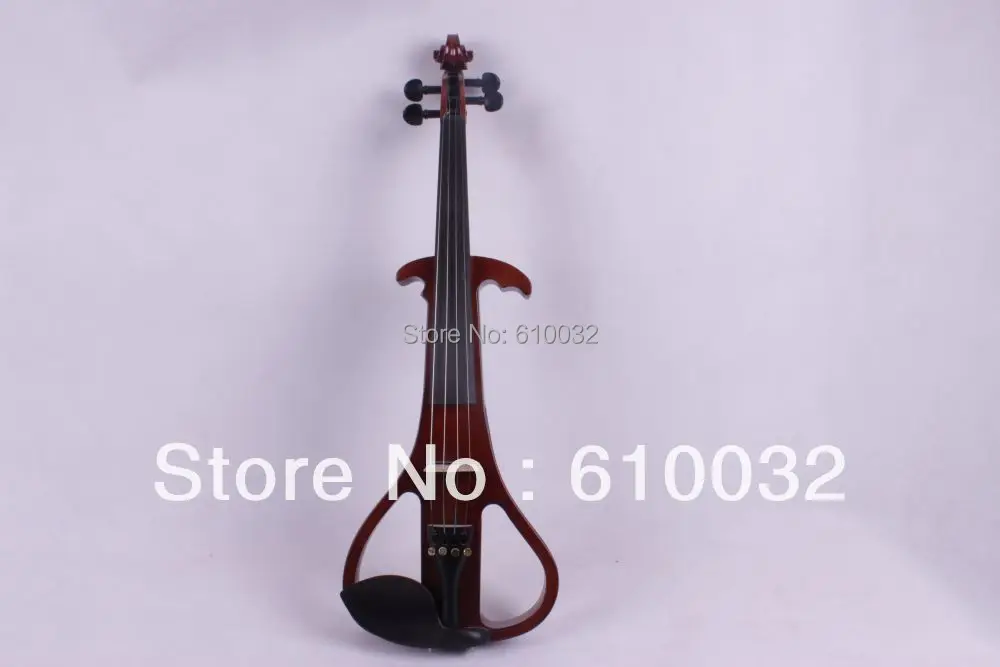 4/4 Electric Violin Solid wood 19--29#  dark   red  color  4string