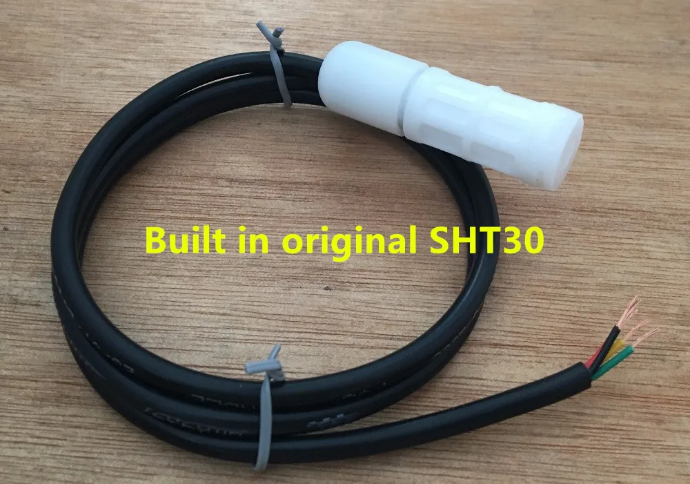 TH30WWL Temperatura e Umidade Sensor Original, SHT30, Dustproof, Impermeável, Prevenção de Danos, Engenharia, Mini Bloqueio Plástico