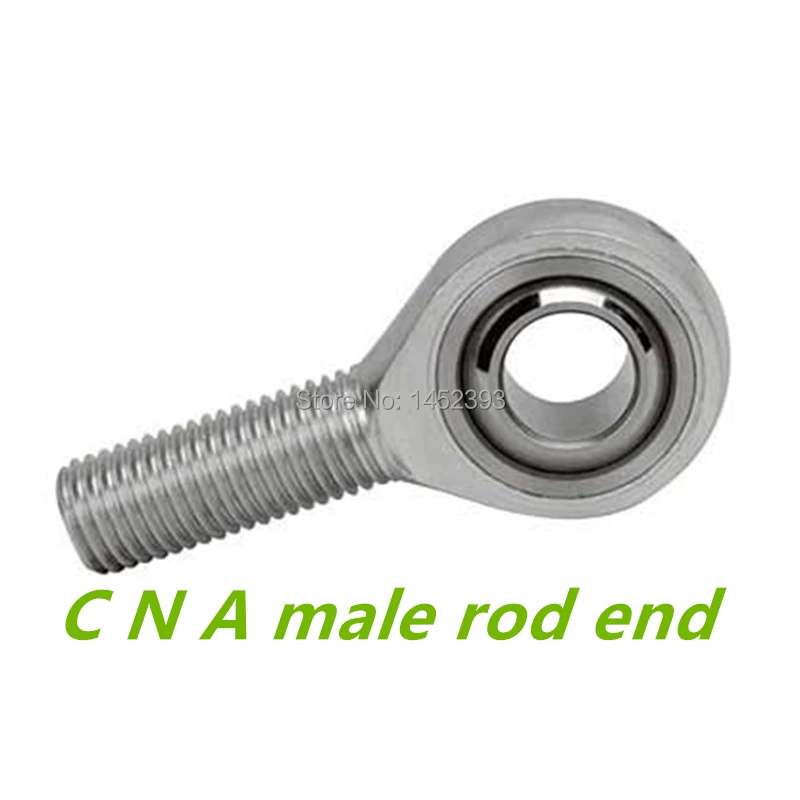 

20pcs/Lot 6mm Male Right Hand Thread Rod End Joint Bearing Metric Thread M6x1.0mm SA6T/K POSA6 M6