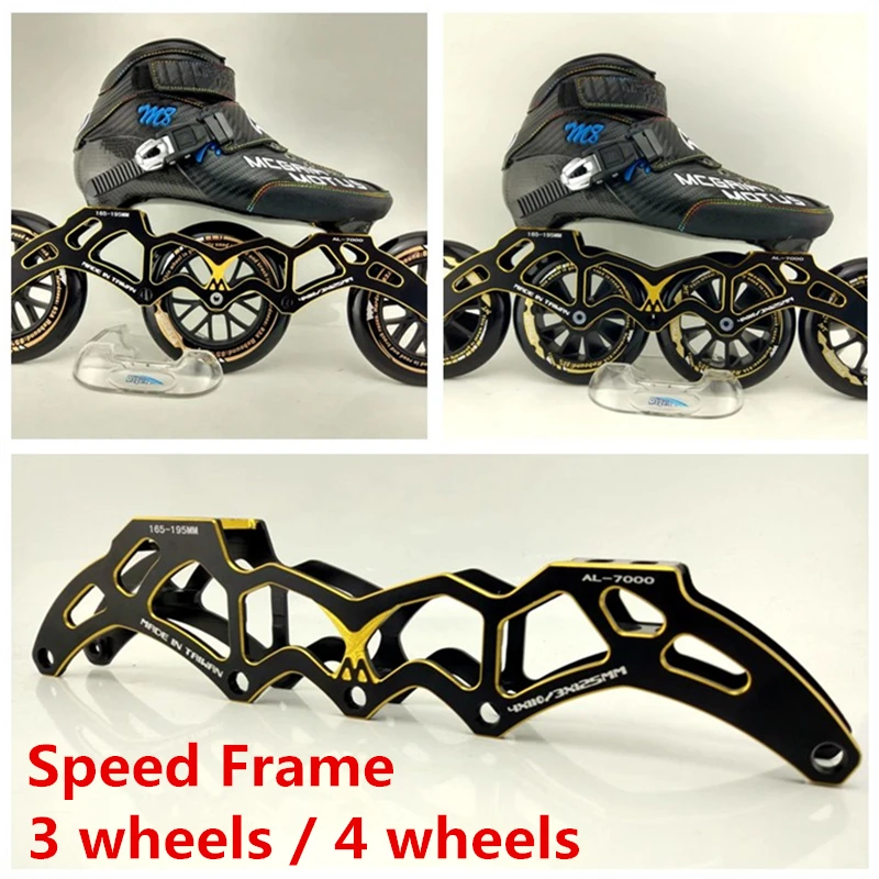 

Multi-purpose Inline Speed Skates Shoes Base for 4X110mm 4X100mm 4X90mm 3X125mm 3X110mm 3X100mm 110MM 125M 100MM 90MM Wheel