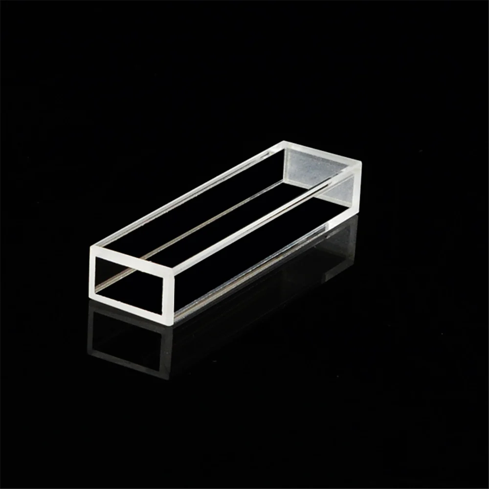 5mm quartz fluorescent cuvette / four sides Translucent / high temperature resistant strong acid and alkali