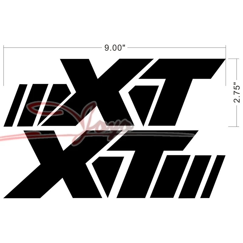 Brand New XT Decals Stickers For Motorcycle Dirt Bike XT650 XT350 9\