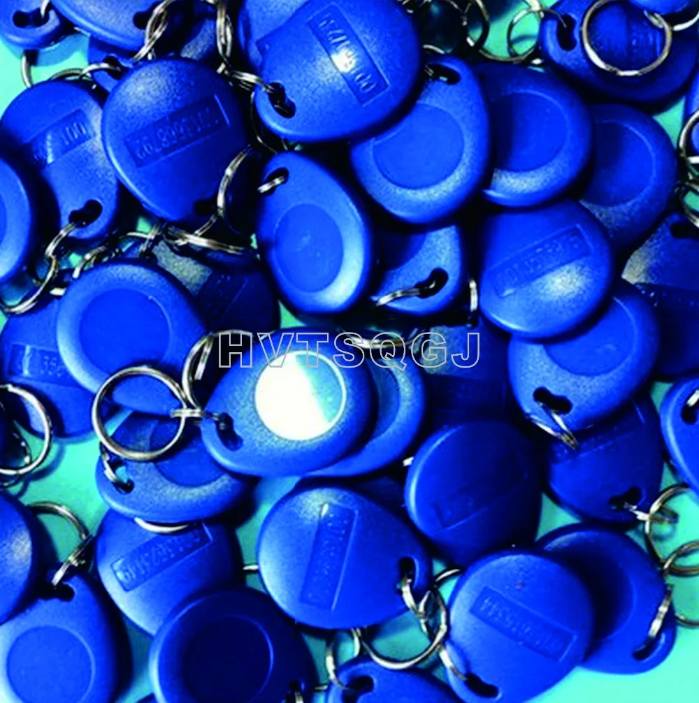 50pcs Free shipping  ID  rfid EM4100 125Khz Keyfobs Rfid Proximity Id-kaart Token Tags Key Voor Toegang