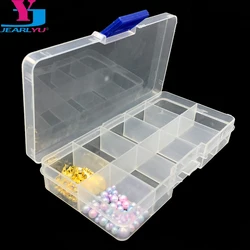 10 Grid Plastic Storage Boxes Rhinestones Strass Nail Art Manicure E Accessirios Container Nails Tools Decoration Empty Storage