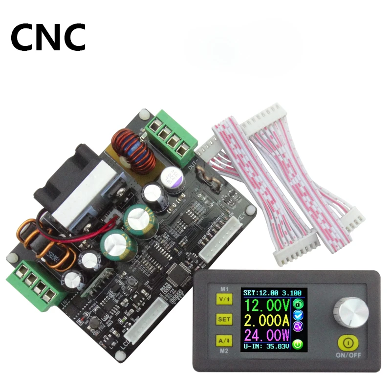 

High-power, adjustable automatic buck module, NC DC power supply, 5V12V24V voltage regulator module