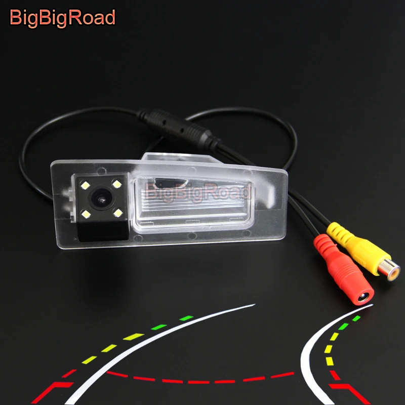 BigBigRoad Car Intelligent Dynamic Trajectory Tracks Rear View CCD Camera For Mazda 3 Mazda3 Axela Sedan BM 2014 2015 2016 2017