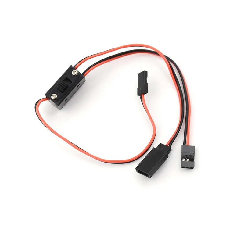 

1Pc Control Receiver Power Switch Three Interfaces RC Switch Receiver Battery On/Off With JR Lead Connectors And Charge