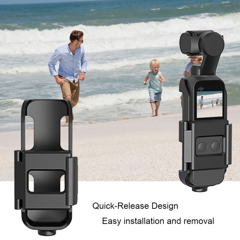 PULUZ Housing Shell Protective Cover Bracket Frame &1/4 Screw Hole For DJI OSMO Pocket/OSMO Pocket 2 Handheld Gimbal Accessories