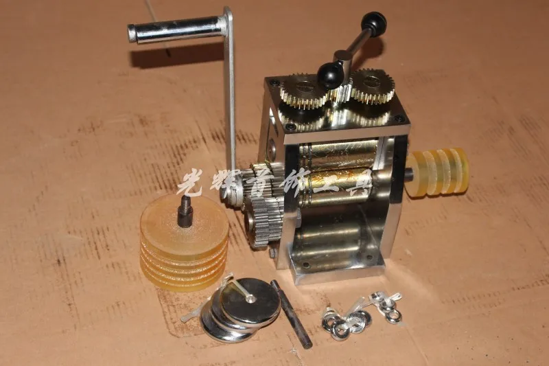 goldsmith Hand Operated Rolling Mill For Ring Bracelet Making Jewelry Bending Machine