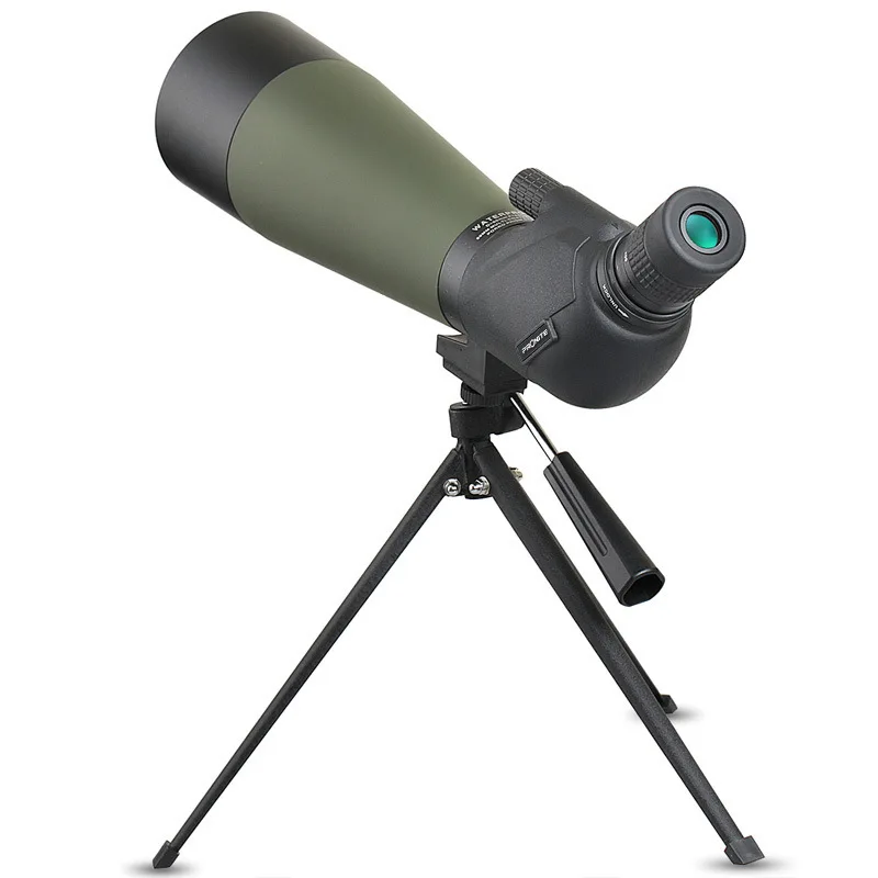 Powerful 20-60x80 Spotting Scope 80mm Objective Optical Monocular Outdoor Camping Bird-watching Telescopes with Portable Tripod