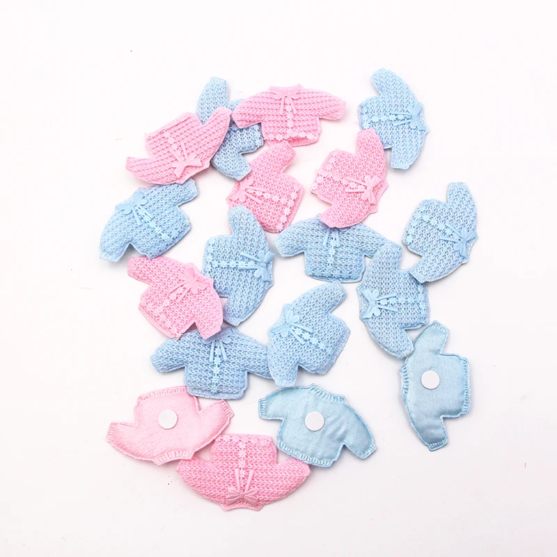 6/12/24pcs Pink Blue Baby Shower Favors Decor Cloth For Party Table Game And  DIY Gifts Baptism Birthday Party  Decorations