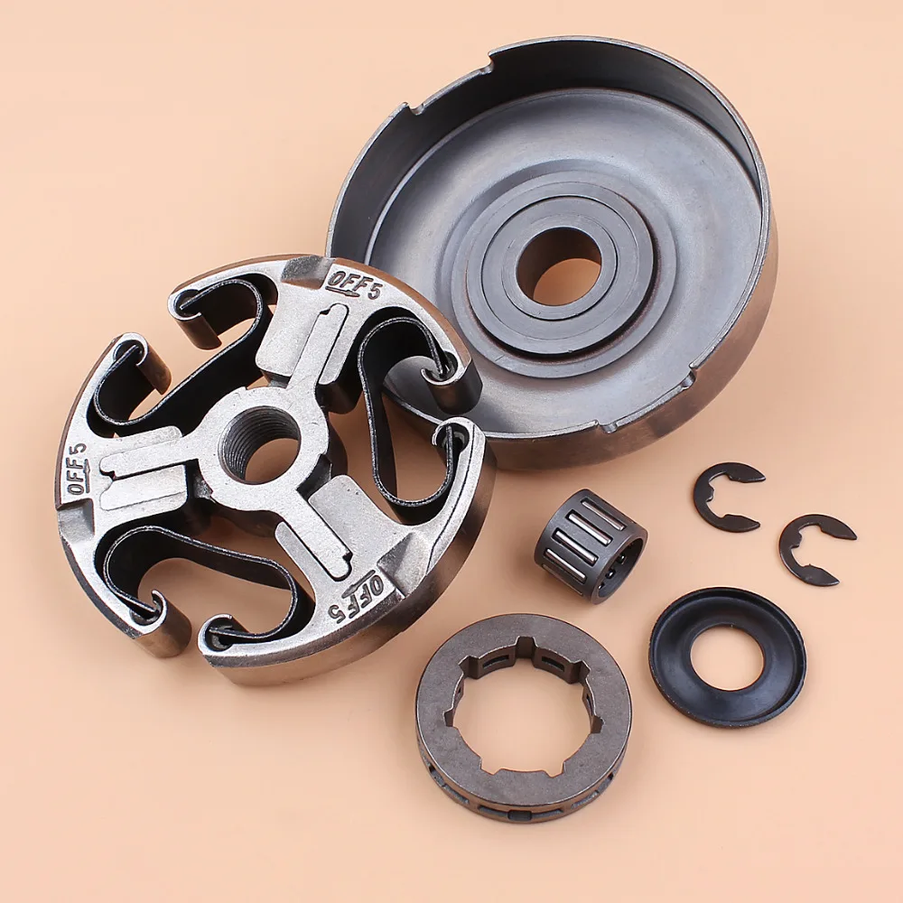 أسطوانة القابض المسننة ، مجموعة محمل الغسيل لـ Husqvarna 365 372 XP 372XP 371 362 أجزاء المنشار 3/8 "الملعب 7 أسنان
