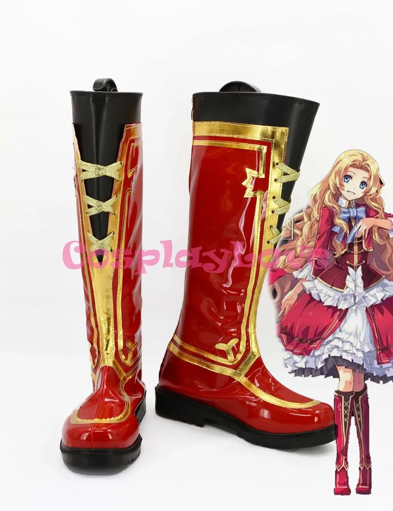 

Eiyuu Densetsu the Legend of Heroes Alfin Reise Arnor Cosplay Shoes Boots Hand Made For Christmas Halloween