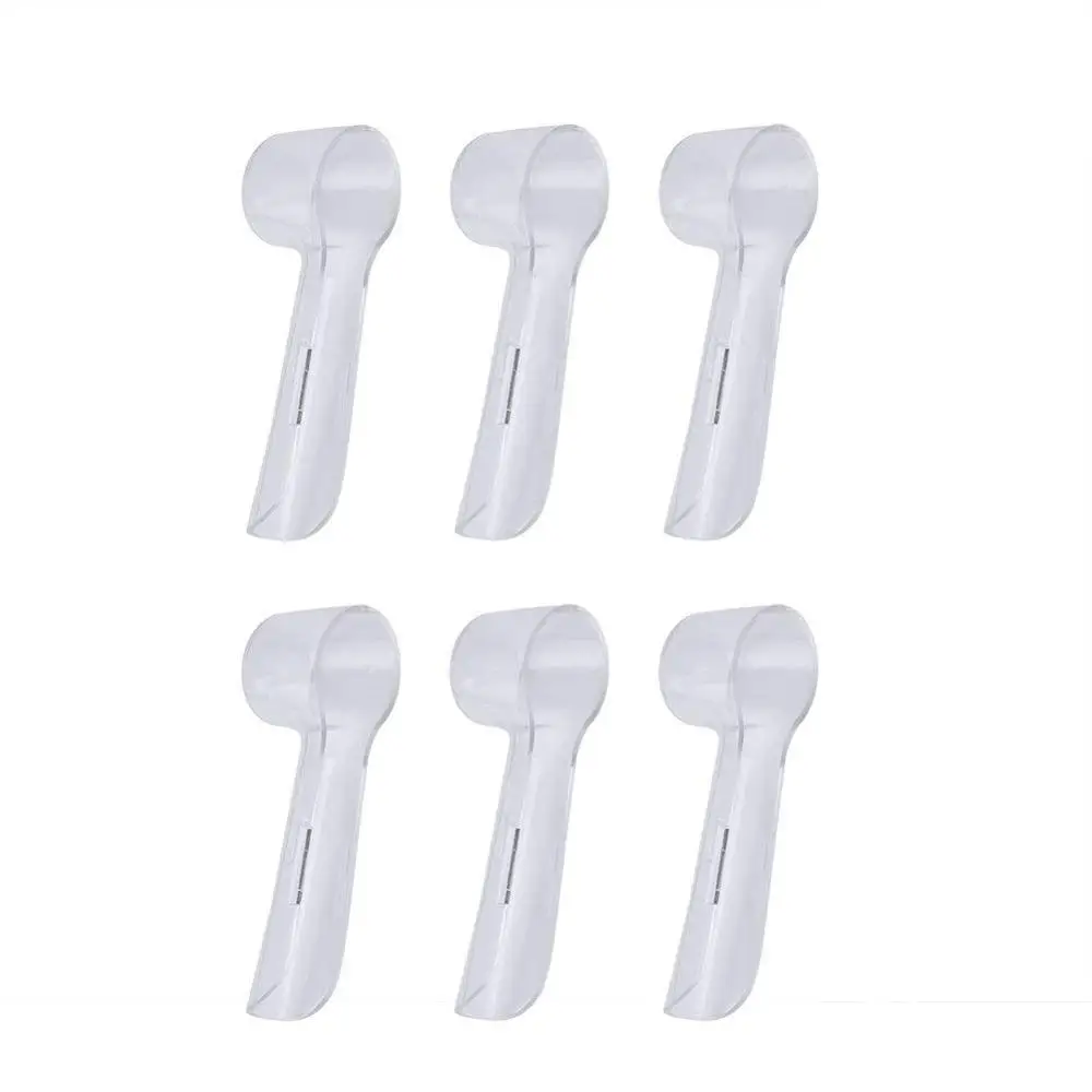 

Replacement Brush Head Protection Cover For Braun Oral B 100 500 Pieces Electric Toothbrush Protective Case Cap Dust Clear