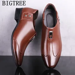 Italian Shoes Men Loafers Mens Dress Shoes Business Wedding Oxfords Shoes For Men Zapatos De Hombre De Vestir Formal Shoes Men