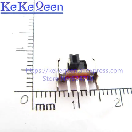 20Pcs/Lot Toggle switch SK12D07VG3 3PINS stents Small toggle switch 3mm high Miniature Slide Switch Side Knob