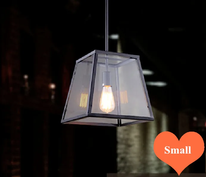 American brief show windows iron art pendant lights glass hang lamp E27 LED small lamp for pavilion&porch&stairs&studio CYDD019A