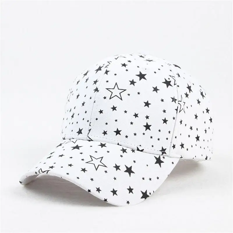 2021 four seasons Cotton Star Print Casquette Baseball Cap Adjustable Snapback Hats for Men and Women 169