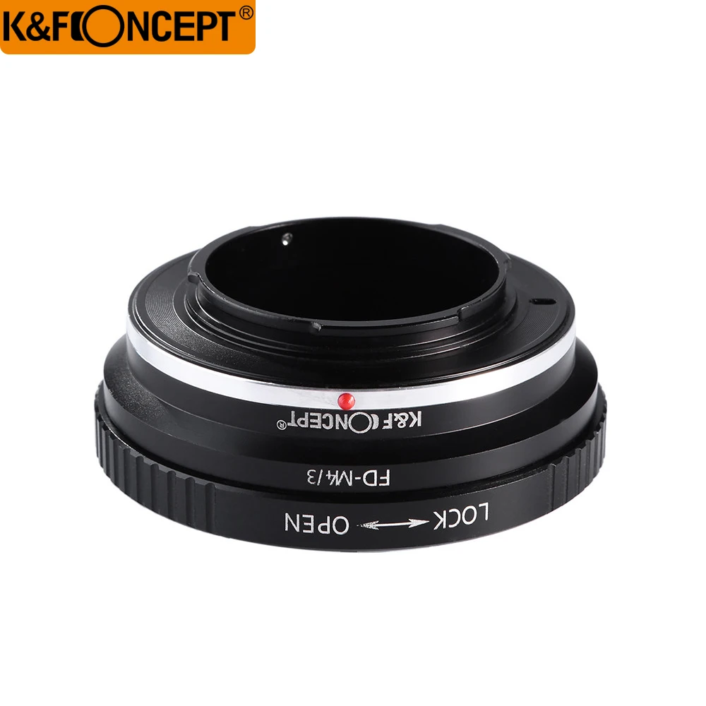 K&F CONCEPT Lens Mount Adapter Ring for Canon FD Lens to M4/3 Camera Body for Olympus PEN E-P1 P2 for Panasonic Lumix GF1 GF2