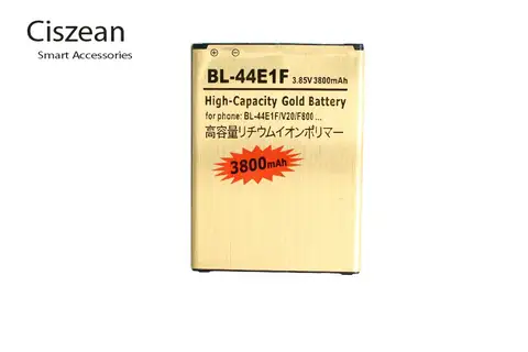 Ciszean 1x 3800mAh BL-44E1F Gold Replacement Battery For LG V20 Stylo 3 H990 F800 VS995 US996 LS995 LS997 H990DS H910 H918