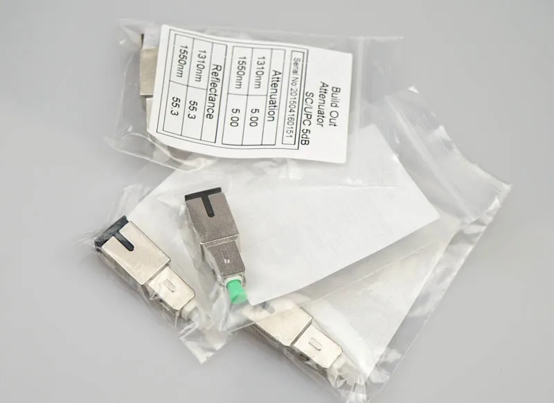 SC/UPC Maschio a Femmina modalità Simplex fibra ottica Attenuatore maschio metallo Fibra Attenuatore FTTH attenuatore Adattatore