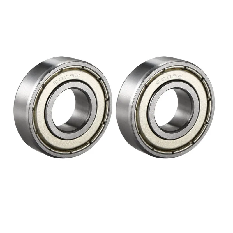 6005Z 6005RS Deep Groove Ball Bearing Single Shield  25mm x 47mm x 12mm Bearing Steel Bearings (Pack of 2)