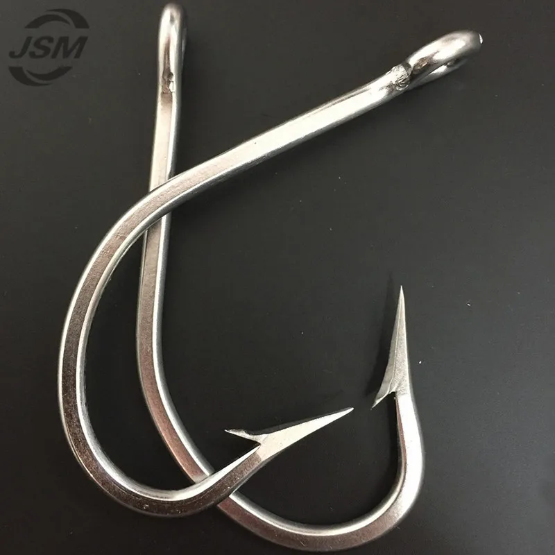 JSM 5pcs 7731 Stainless Steel Fishing Hooks Big Game Fish Tuna Bait Large Fishing Hook Size 7/0 8/0 9/0 10/0 11/0 12/0 13/0 14/0