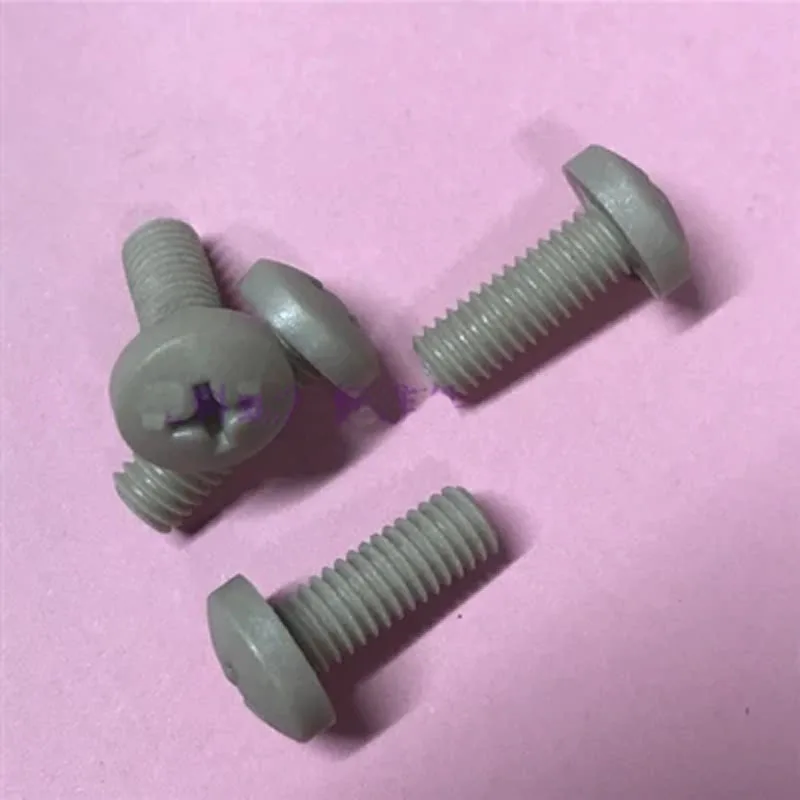 

10pcs M2 M2.5 PPS material Cross Pan head plastic screws Round head Phillips screw Polyphenylene sulfide bolt 6-8mm Length