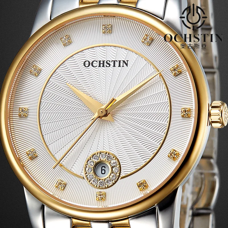 2016 new fashion gold quartz watch famous brand OCHSTIN female dress women watches clock Elegant montre femme relojes de marca