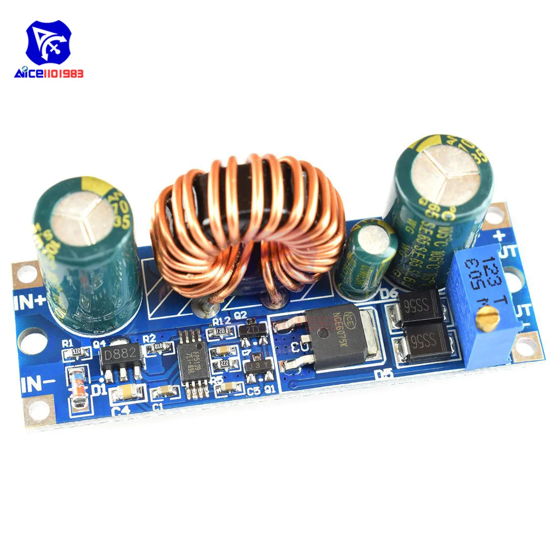 

Регулируемый понижающий преобразователь напряжения CV, 3 А, 30 Вт, постоянный ток 5,5-30 в постоянный ток 0,5-30 в, модуль питания, регулятор напряжения