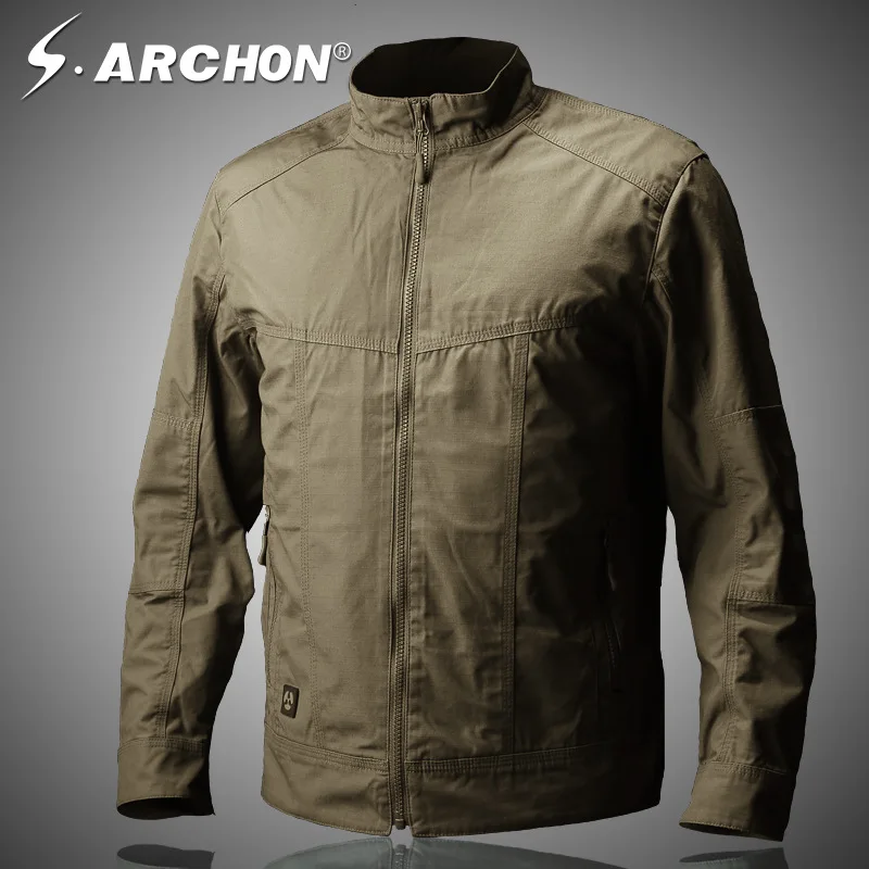 New Military Style Field Tactical Jacket Men Waterpoof SWAT Combat Army Jackets Spring Autumn Casual Bomber Pilot Coat