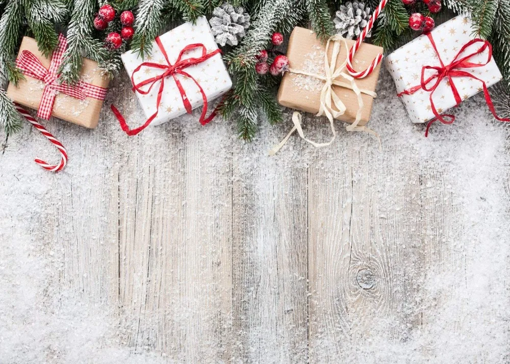 Fondo de Navidad Capisco para fotos, regalo de madera, Fondo de fotografía de copo de nieve, cámara para niños, sesión fotográfica de Año Nuevo