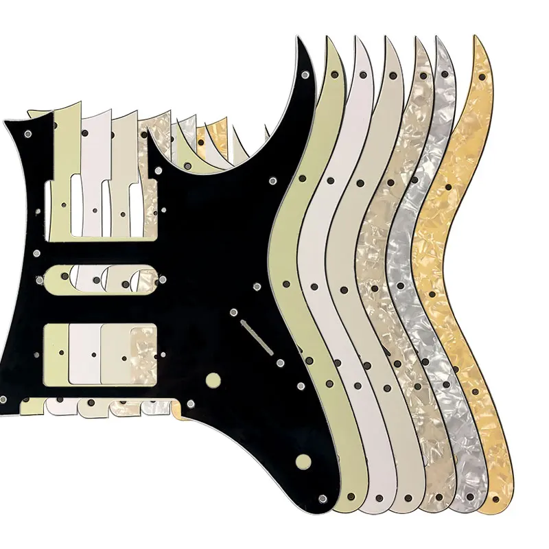 Pleroo Bagian Gitar Listrik Kustom-untuk MIJ Ibanez RG 3550MZ Pickguard Gitar HSH Humbucker Pickup Pelat Awal