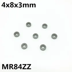 10Pcs MR84ZZ 4x8x3 mm Deep groove ball bearing Miniature bearing High qualit Advanced Drone Aircraft Model UAV MR84Z MR84