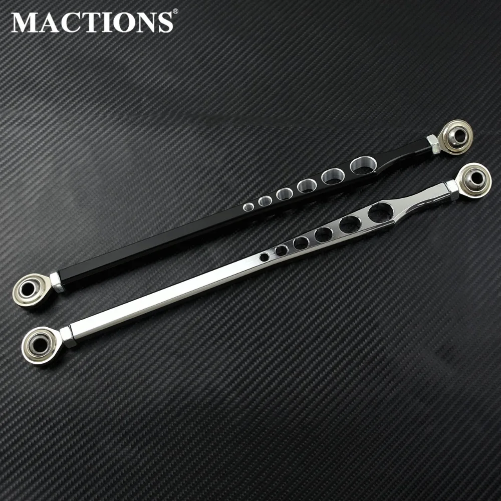 Motorcycle Gear Shift Linkage Lever Shifter Link CNC 330mm Aluminum Black/Chrome For Harley Touring FLHX Street Glide Softail