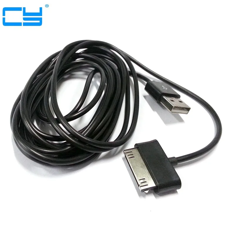USB สายชาร์จข้อมูลสายชาร์จสำหรับ Samsung Galaxy Tab 2 P3100 P5100หมายเหตุ10.1 N8000 P7510 P6800 p1000 1M 2M 3M