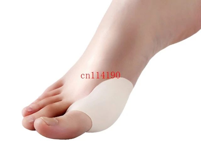 

200pcs/lot(=100Pairs) Silicone Foot Toe Separator Straighteners thumb valgus protector Bunion Adjuster Pain Relief Daily Wear