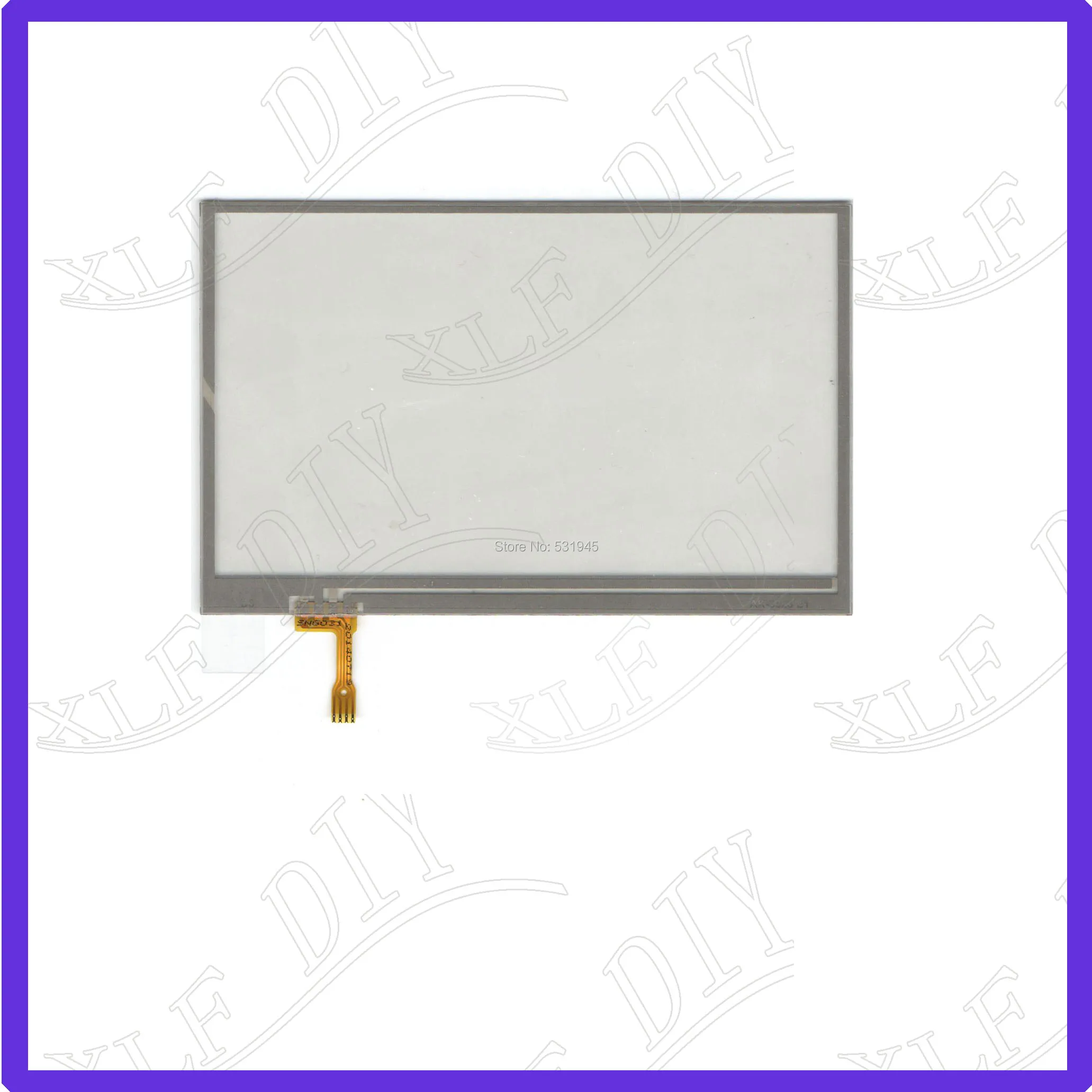 ZhiYuSun AJ3007 4.3inch Touch Screen glass 4 lines  resistive AJ 3007  touch panel   SCREEN sensor