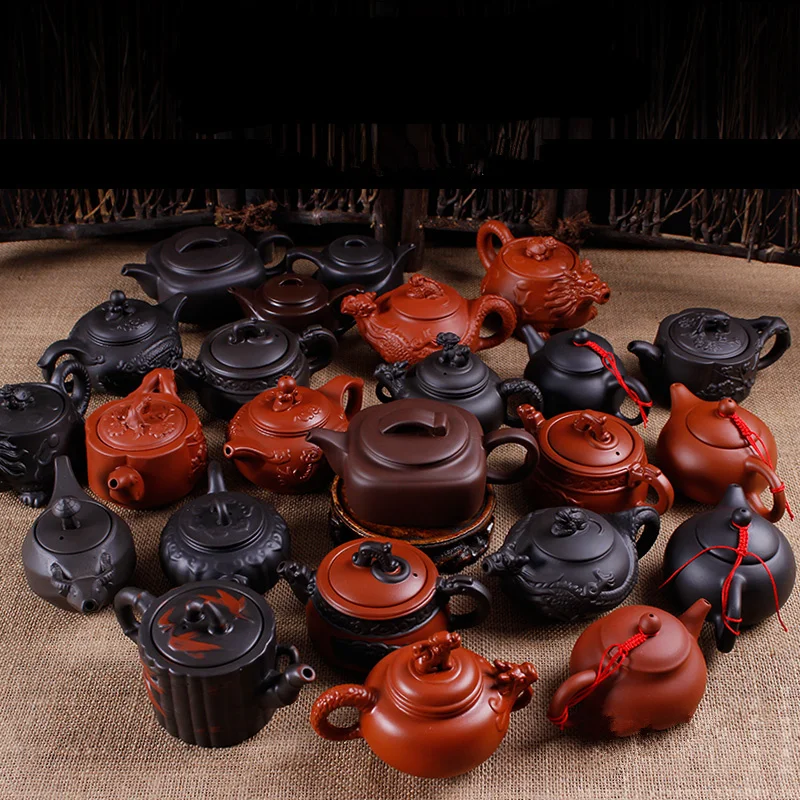 Hot Sale Ceramic Purple Clay Tea Set Kung Fu Pot Infuser Xishi Gaiwan Teapot Serving Cup Teacup Chinese Drinkware High Quality