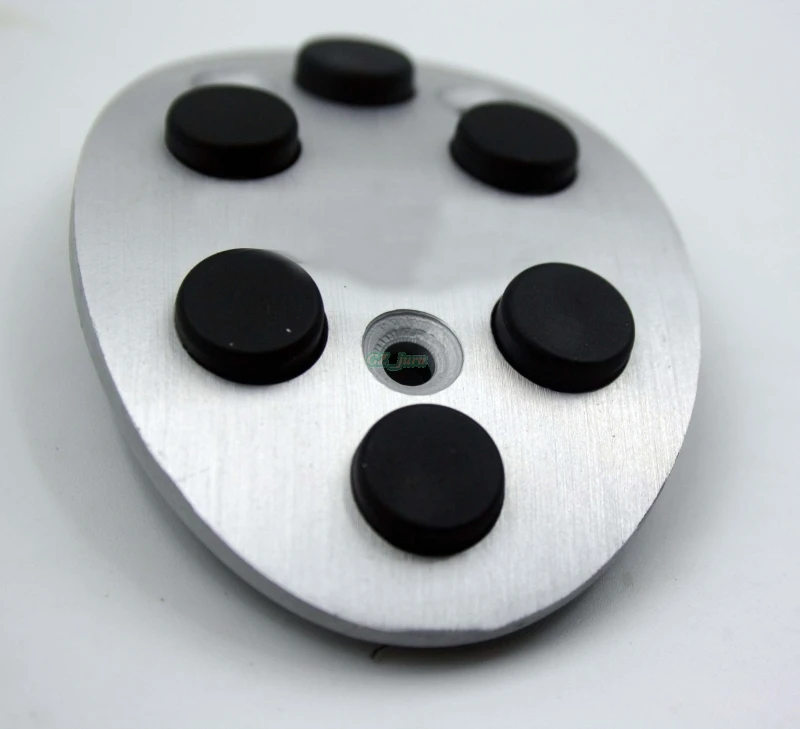 4Pcs MT Gas Fuel Brake Footrest Pedal Plate Pad AT for BMW MINI COOPER 2007-2016 With Logo