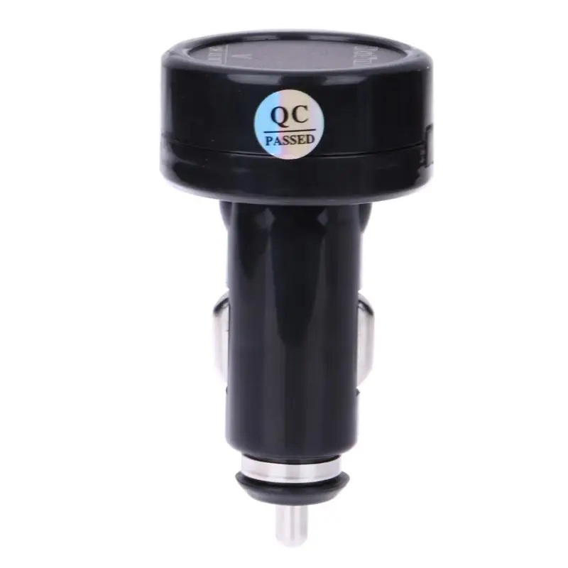 12V/24V Auto Car Digital Voltmeter Red LED Voltage Meter Gauge Automobiles Cigarette Lighter Battery/Engine Volt Monitor Tester
