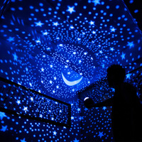 LED Night Light Starry Sky Magic Star Moon Planet Projector Lamp Cosmos Luminaria Baby Nursery Light For Birthday Kids Gift