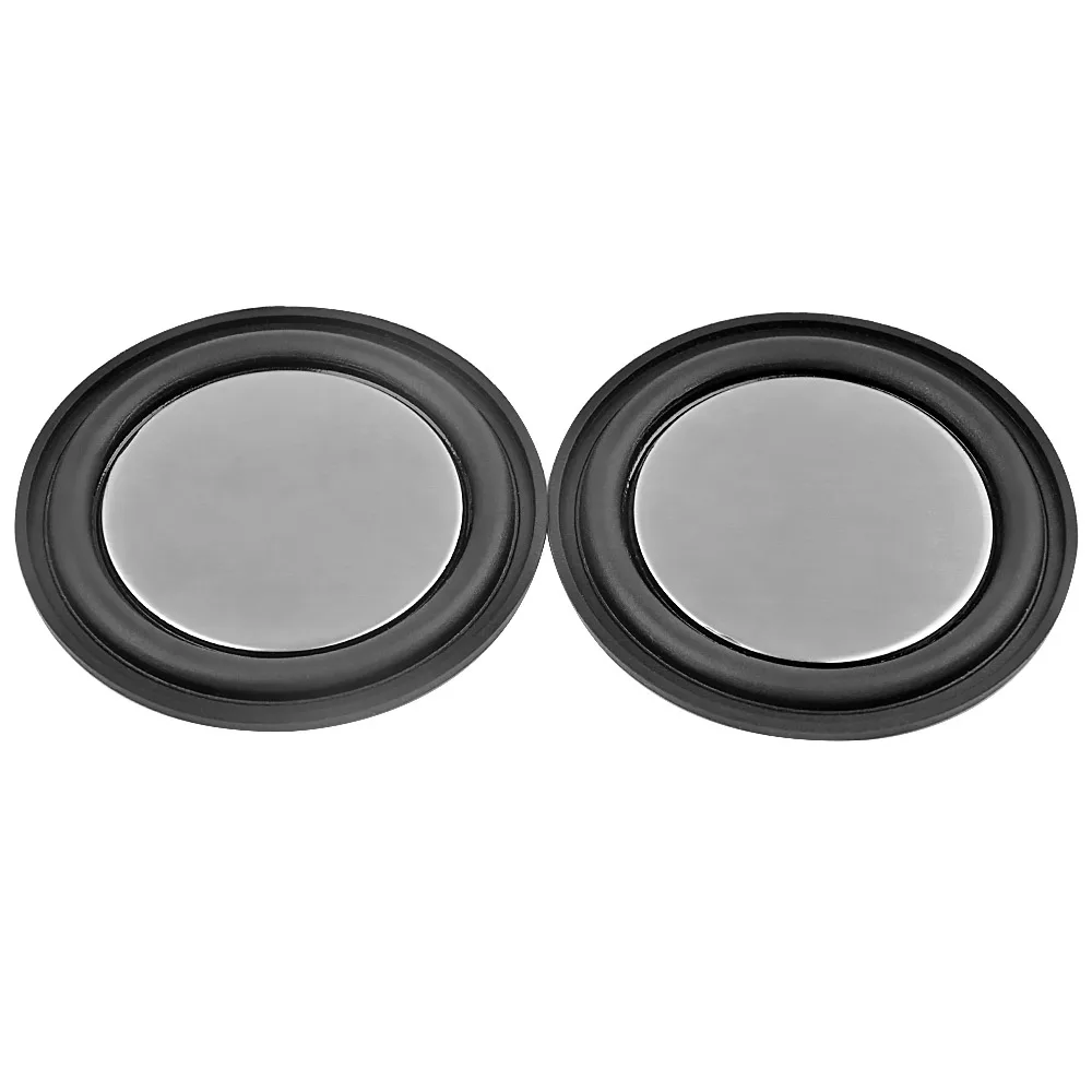 AIYIMA 2PCS 61MM Bass Radiator Speaker Diaphragm Auxiliary Subwoofer Vibration Passive Radiator Rubber Plate for Woofer Speaker