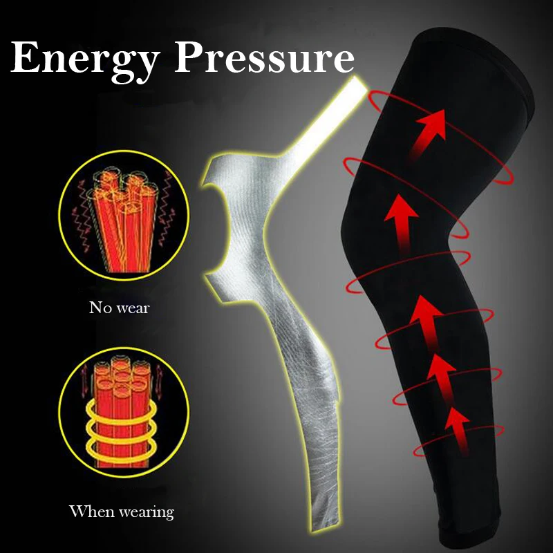 Professional Adults Teenagers Compression Football Basketball Leg Sleeves Fitness Running Tights Soccer Cycling Leg Warmers