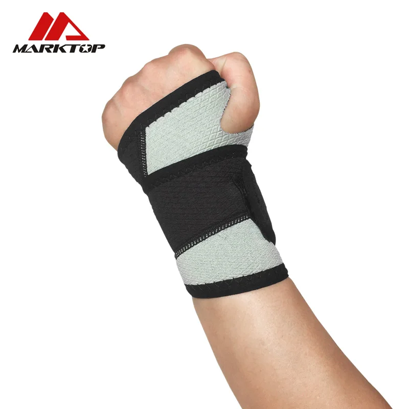 

1PCS Wrist Support Wristband Elastic Breathable Wrist Wrap Bandage Fitness Weightlifting Powerlifting Wrist Brace Support Strap