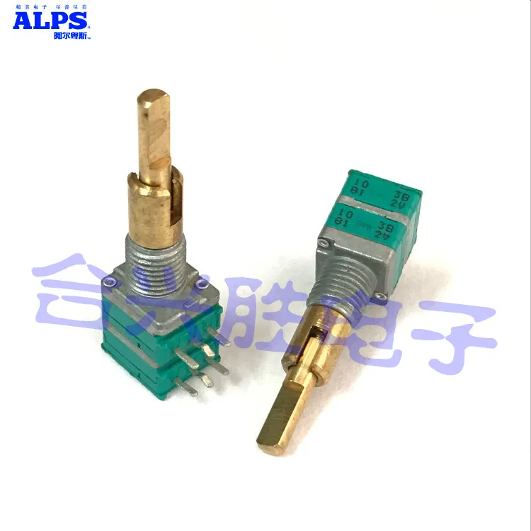 2pcs for ALPS two-axis double precision potentiometer type RK097 B10K amplifier car audio navigation volume