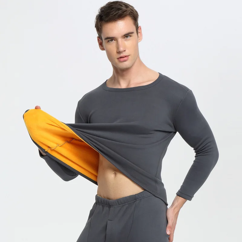 Men Thermal Underwear 2023 New Winter Women Long Johns Fleece Base Layer Sets keep Warm in cold Weather Size L to 6XL